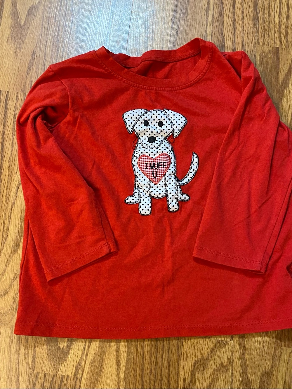 Kids Red Long Sleeve T-Shirt Valentine’s Day